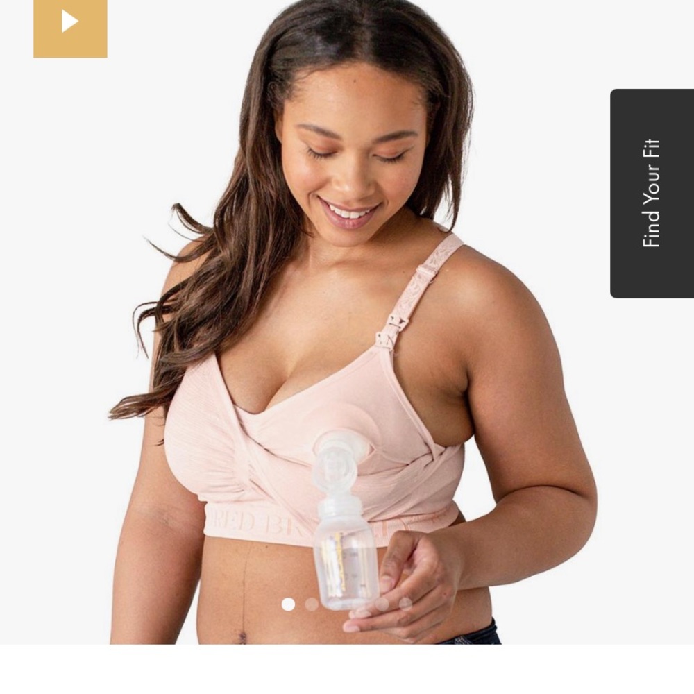 Nursing and pump bra all in one